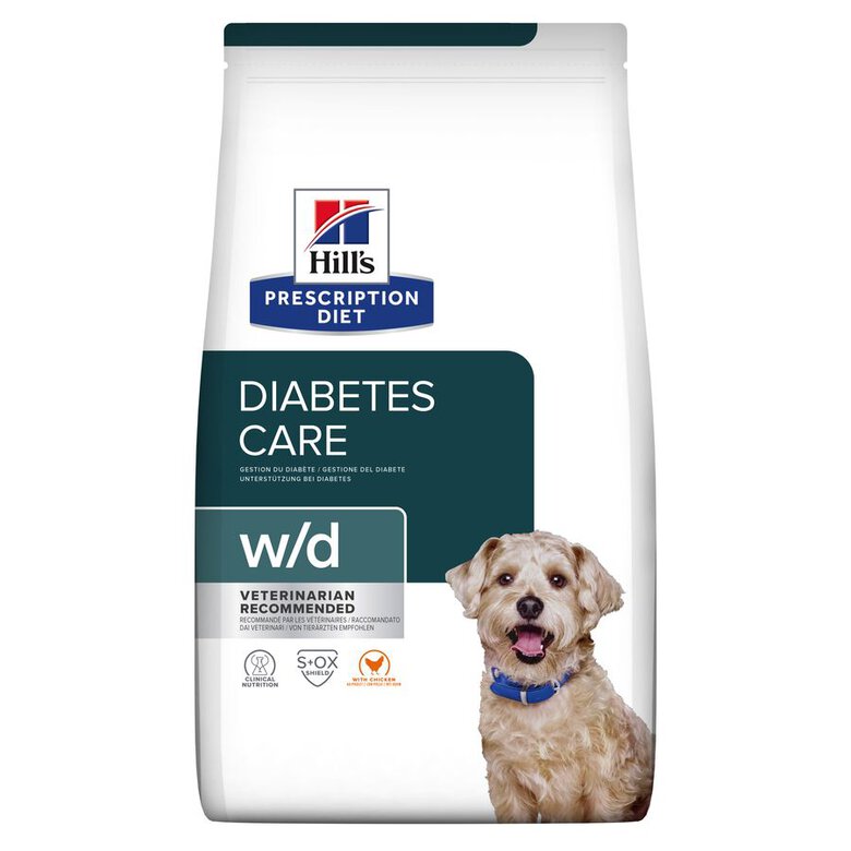 10 kg Hill's Prescription Diet Diabetes Care w/d Frango ração para cães,  Imagem número 1 10 kg Hill's Prescription Diet Diabetes Care w/d Frango ração para cães, , large Imagem número 1