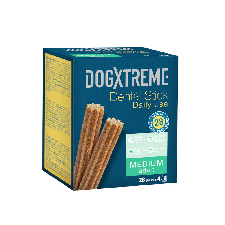 28 sticks Dogxtreme Dental Stick Raças Médias Snack para cães,  Imagem número 1 28 sticks Dogxtreme Dental Stick Raças Médias Snack para cães, , large Imagem número 1