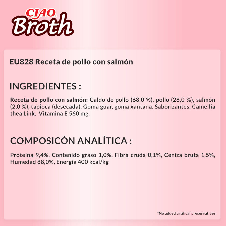 40 g Churu Broth Comida H&uacute;mida de Frango com Salm&atilde;o saquetas para gatos, , large Imagem n&uacute;mero 5
