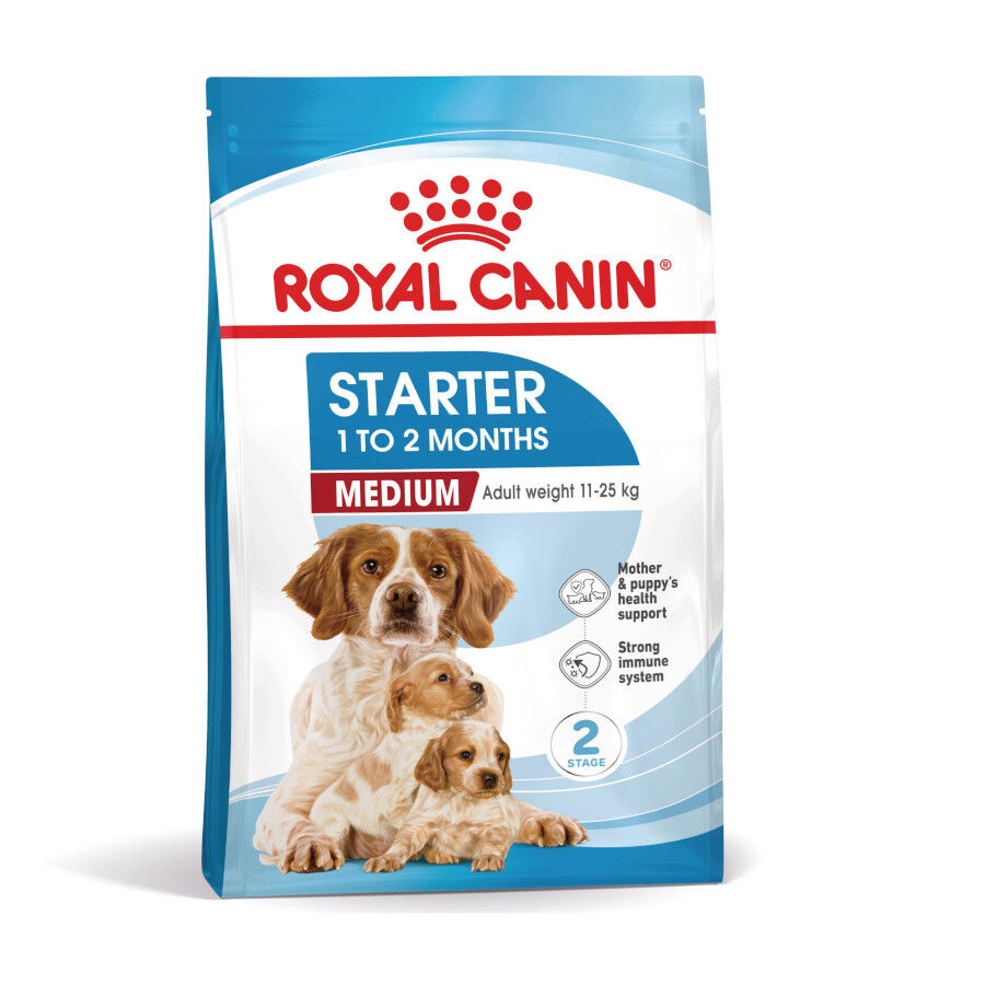 2 x 15 kg Royal Canin Medium Starter Mother&Baby ra&ccedil;&atilde;o para c&atilde;es  Pack poupan&ccedil;a!, , large Imagem n&uacute;mero 2