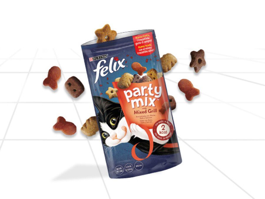 60 g Felix Biscoitos Party Mix Grill para gatos, , large Imagem n&uacute;mero 4
