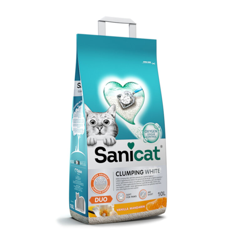 10 L Sanicat Clumping White Duo Areia Aglomerante para gatos,  Imagem número 1 10 L Sanicat Clumping White Duo Areia Aglomerante para gatos, , large Imagem número 1