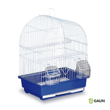 TK-Pet Gaiola azul con teto aberto para canário flauta