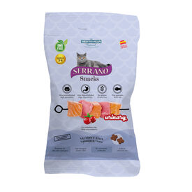 Serrano Snacks Urinary de Salmão e Atum para gatos