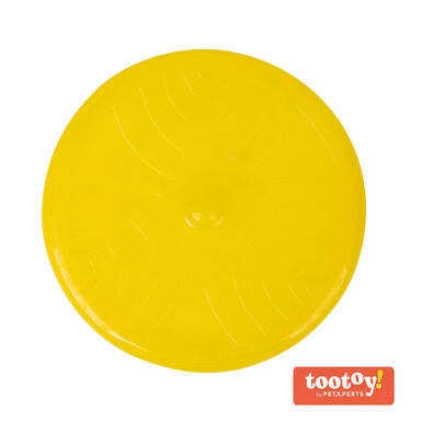 Tootoy! Flexible disc Yellow Frisbee Flexível Amarelo para cães
