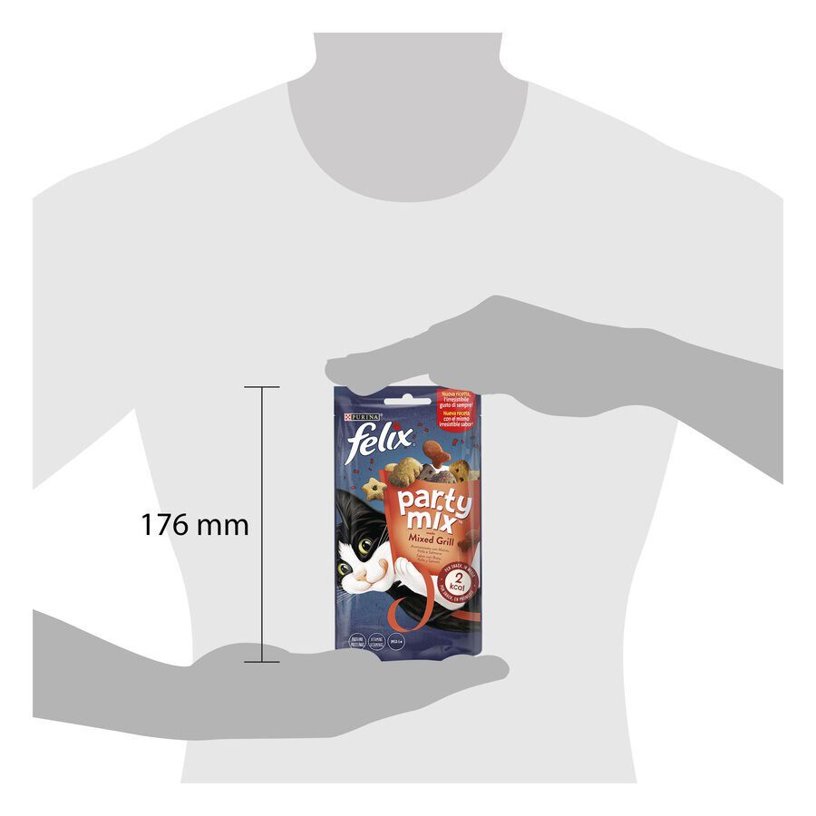 60 g Felix Biscoitos Party Mix Grill para gatos, , large Imagem n&uacute;mero 9