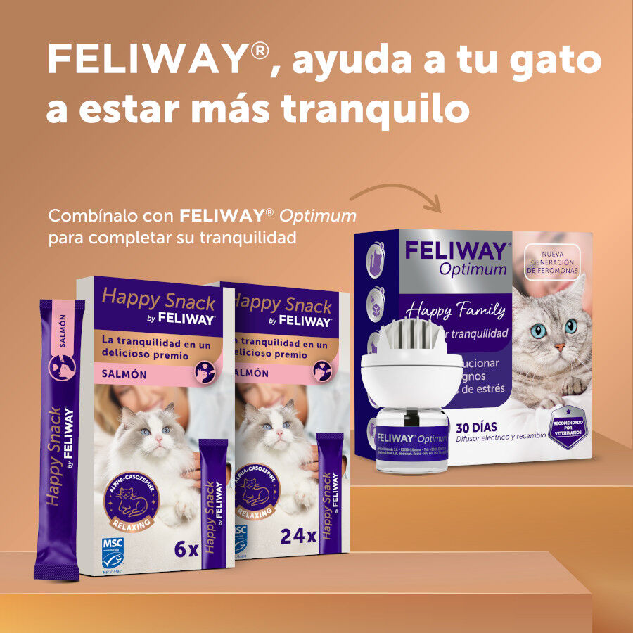 24 barritas Feliway Ceva Happy Snacks de Salm&atilde;o para gatos, , large Imagem n&uacute;mero 9