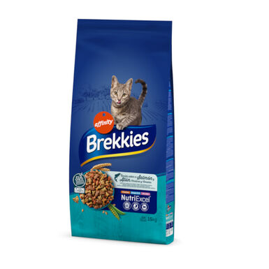 Affinity Brekkies Salmão e Atum ração para gatos