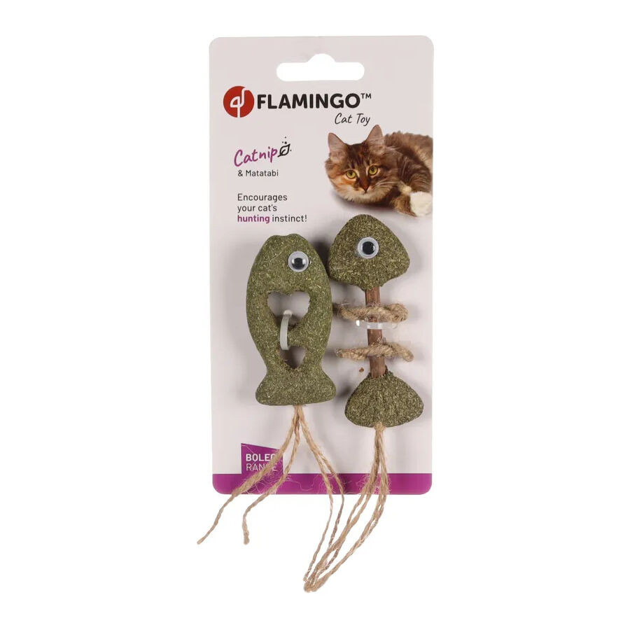 Flamingo Boleo Peixe com corda para gatos, , large Imagem n&uacute;mero 2