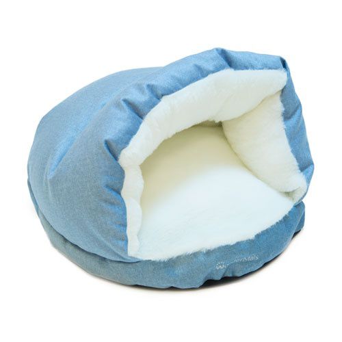 Wondermals Luxe celeste cama cueva para gatos Imagem n&uacute;mero 1