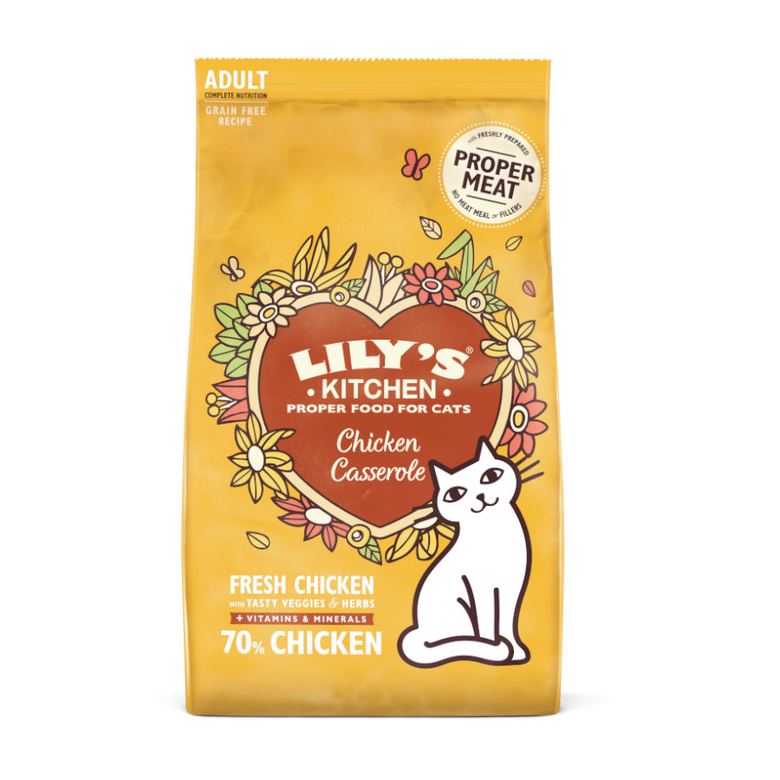 Lily's Kitchen Grain Free Frango ração para gatos, , large image number null