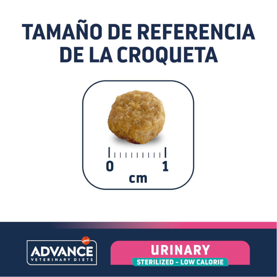 2 x 7.5 kg Advance Veterinary Diets Feline Urinary Sterilized Low Calorie Pack poupan&ccedil;a!, , large Imagem n&uacute;mero 4