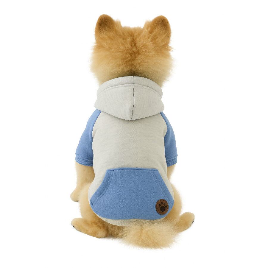 Outech Camisola com capuz azul para c&atilde;es, , large Imagem n&uacute;mero 4
