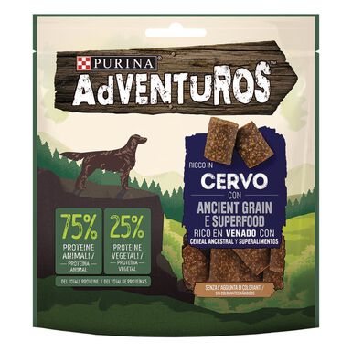 Adventuros Snacks de Veado e Cereais Ancestrais para Cães