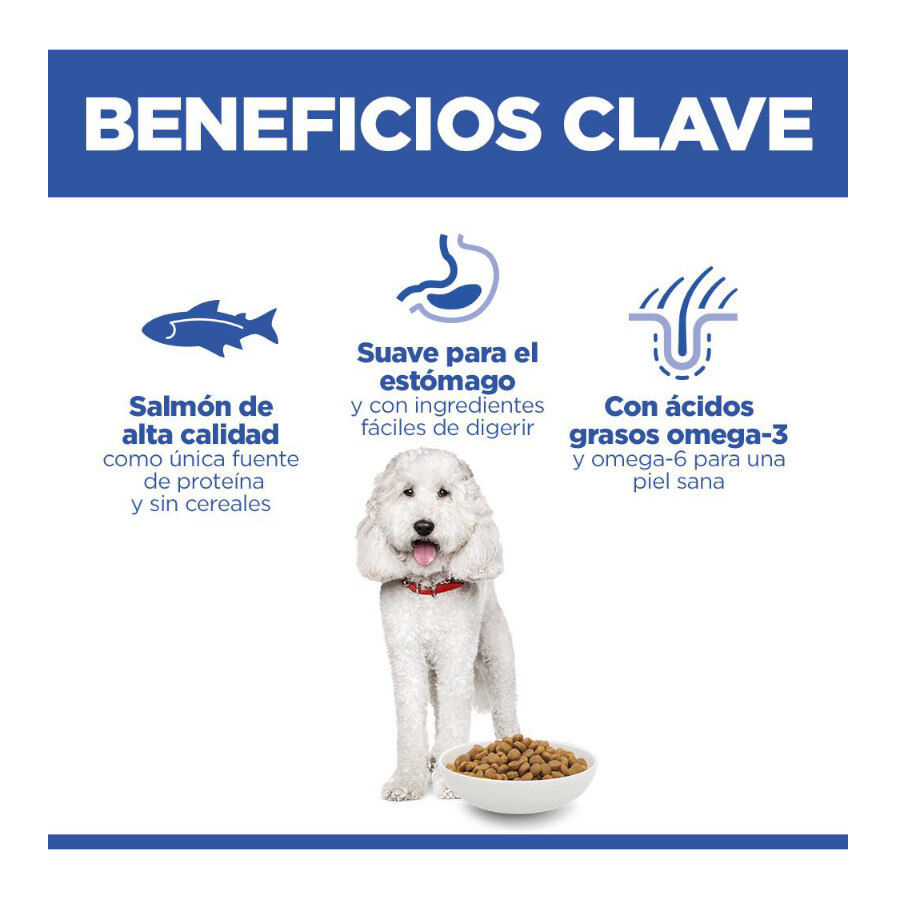 Hill's Science Plan Adult Medium Hypoallergenic Salm&atilde;o ra&ccedil;&atilde;o para c&atilde;es, , large Imagem n&uacute;mero 4