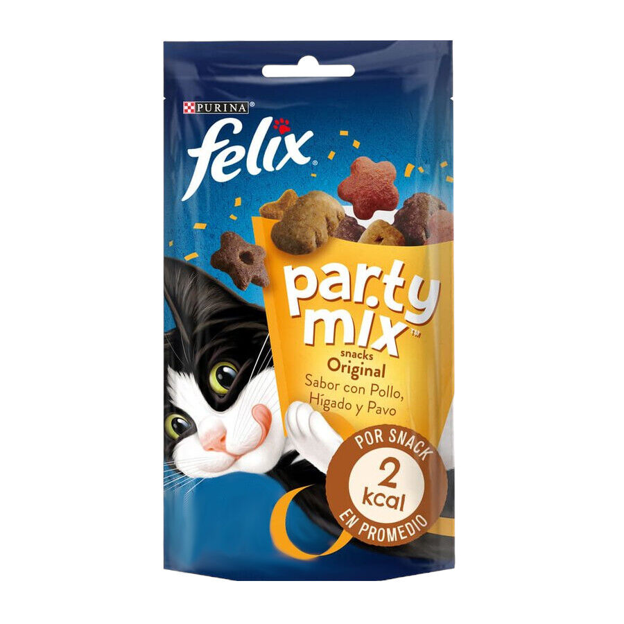 6 pacotes x 200 g Felix Biscoitos Party Mix para gatos Pack poupan&ccedil;a!, , large Imagem n&uacute;mero 1
