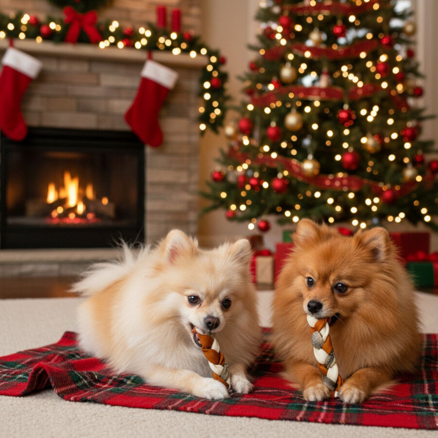 2 sticks Wonder Christmas Snacks de Pele de Peixe para c&atilde;es, , large Imagem n&uacute;mero 2