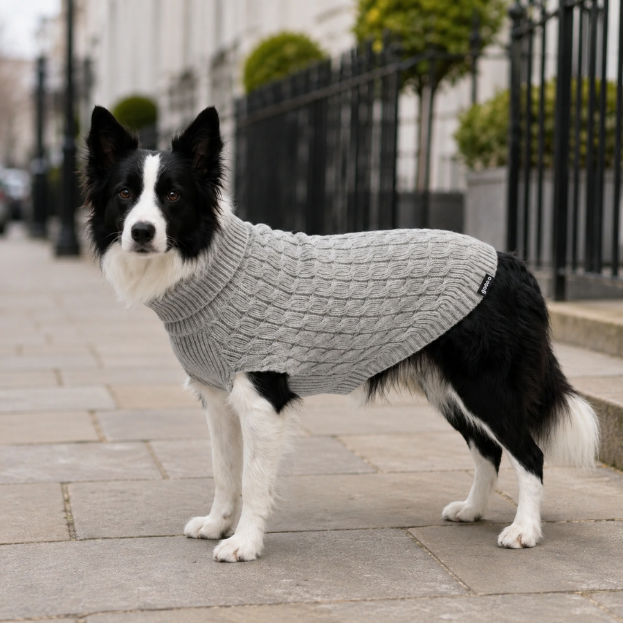 Gotoo Camisola de Malha Cinzenta para c&atilde;es, , large Imagem n&uacute;mero 1
