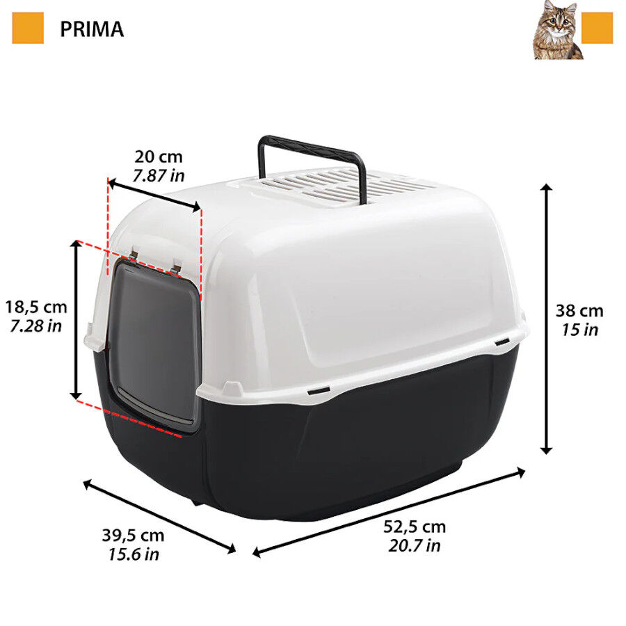 Ferplast Prima Caixa de areia para gatos, , large Imagem n&uacute;mero 3