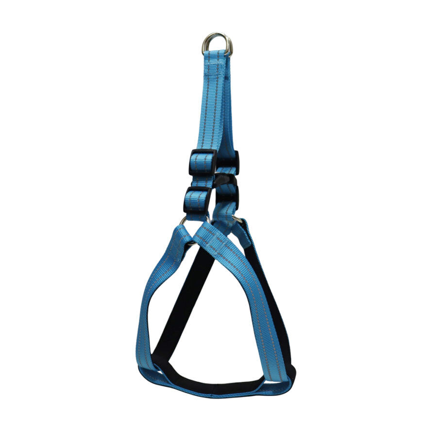 Gotoo Peitoral azul de nylon refletor para c&atilde;es, , large Imagem n&uacute;mero 1