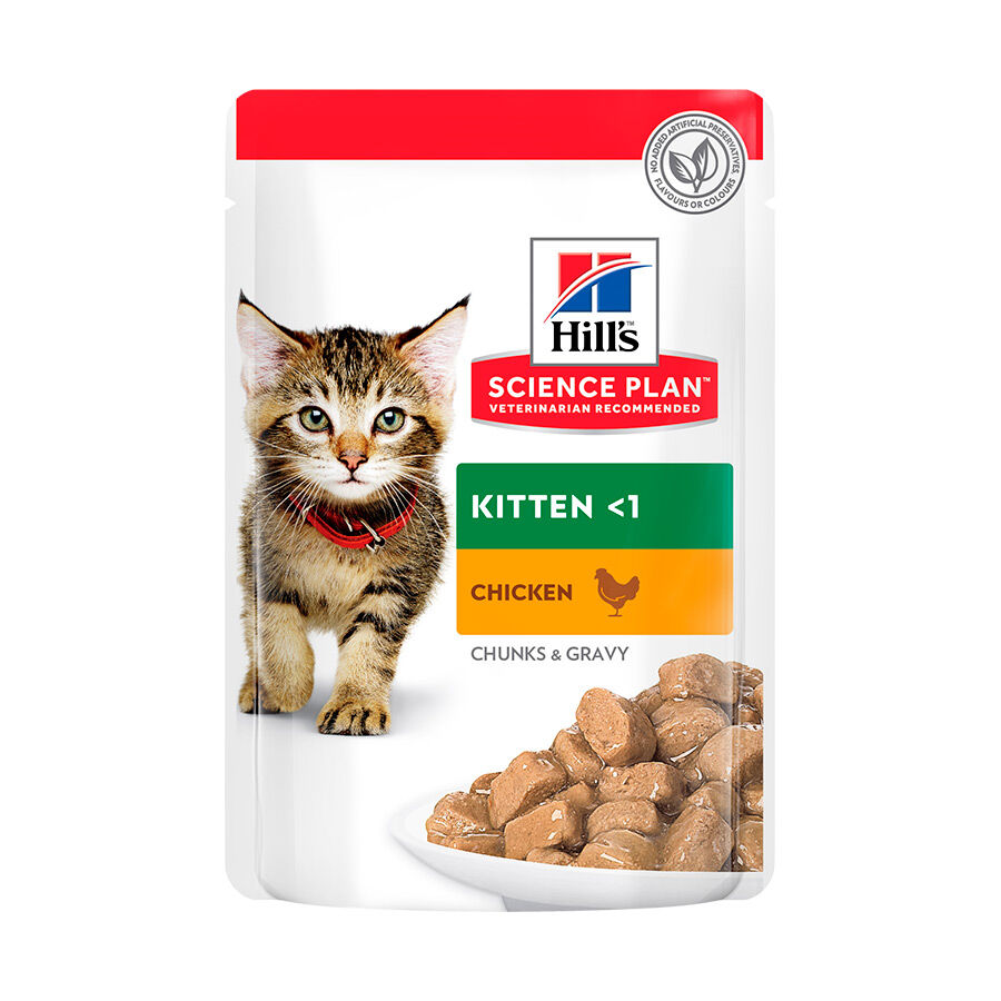 85 g Hill's Science Plan Kitten Frango saqueta em molho, , large Imagem n&uacute;mero 1