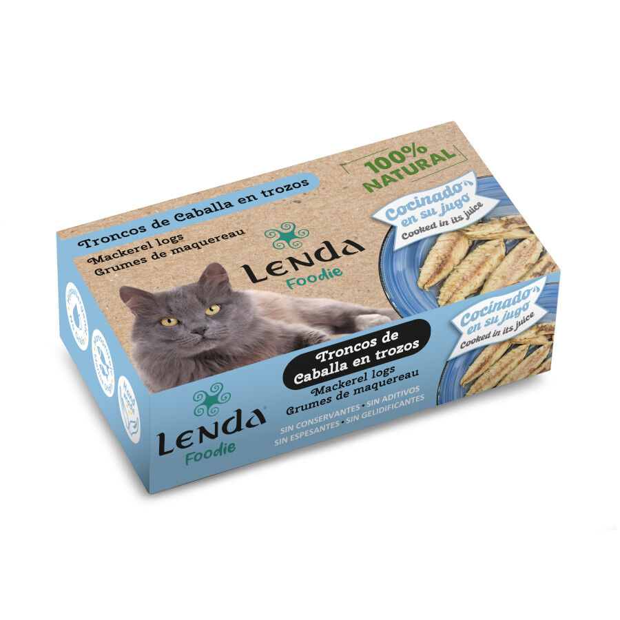 120 g Lenda Comida h&uacute;mida de Cavala em lata para gatos, , large Imagem n&uacute;mero 1