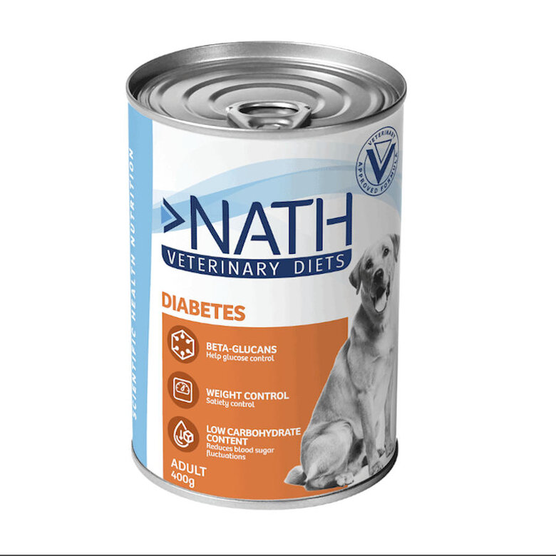 Nath Veterinary Diets Diabetes Borrego em lata para cães, , large image number null