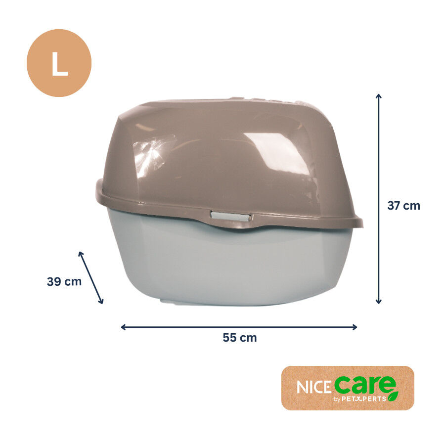 Nice Care Eco Caixa de areia Smart azul e verde para gatos, , large Imagem n&uacute;mero 2