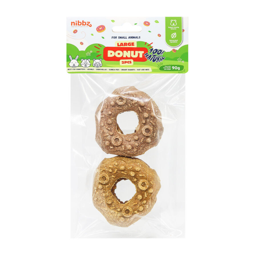 Nibbz Donuts Comest&iacute;veis Suplemento alimentar para roedores, , large Imagem n&uacute;mero 1