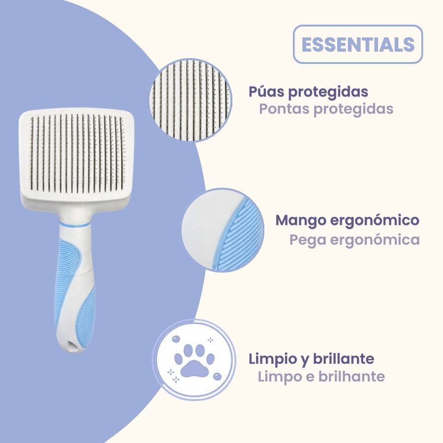 Bloob Escova cardadeira autolimpante para c&atilde;es, , large Imagem n&uacute;mero 7