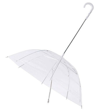 Freedog Trela em forma de Guarda-chuva Transparente para cães