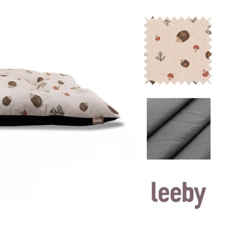 Leeby Almofada Acolchoada Branca com Ouriços para cães,  Imagem número 3 Leeby Almofada Acolchoada Branca com Ouriços para cães, , large Imagem número 3