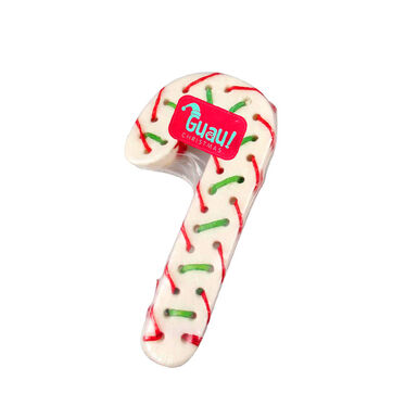 Guau Christmas Bocadinho em forma de Bastão de Caramelo para cães