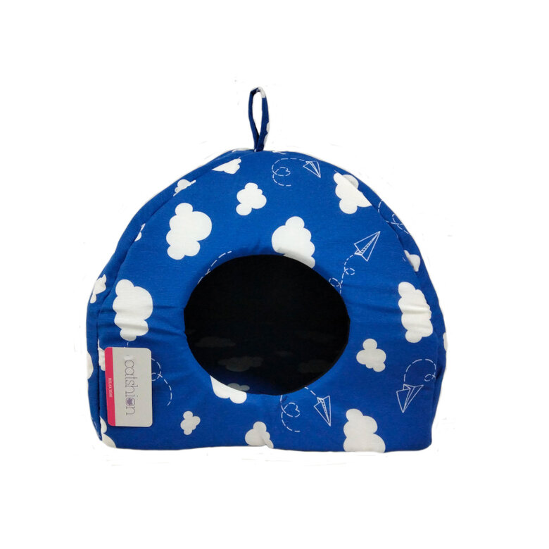 Catshion Relax Cloud Cama Iglu com estampagem para gatos, , large image number null