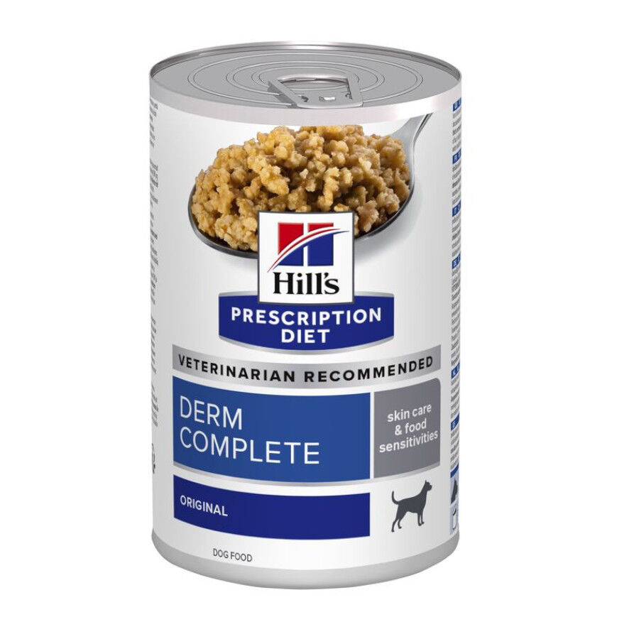 370 g Hill's Prescription Diet Derm Complete lata para c&atilde;es, , large Imagem n&uacute;mero 1
