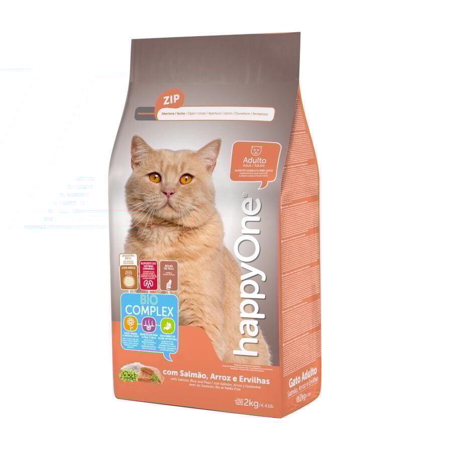 happyOne Ra&ccedil;&atilde;o de salm&atilde;o para gatos, , large Imagem n&uacute;mero 1