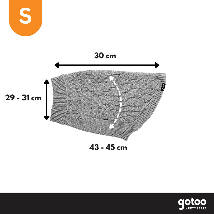 Gotoo Camisola de Malha Cinzenta para c&atilde;es, , large Imagem n&uacute;mero 4