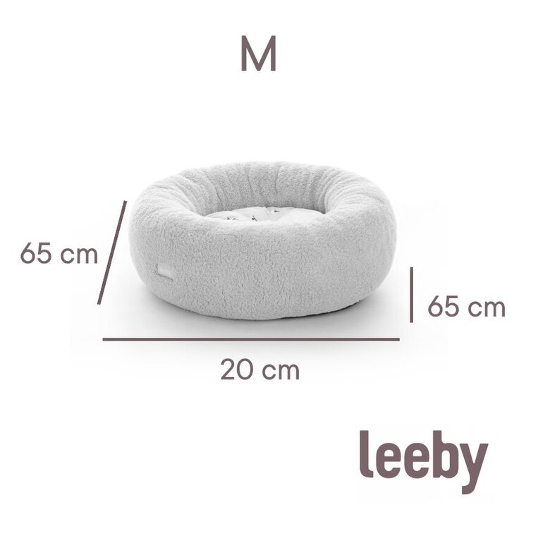 Leeby Cama de pelo cinzenta com ovelhas com cobertura amovível para cachorros,  Imagem número 3 Leeby Cama de pelo cinzenta com ovelhas com cobertura amovível para cachorros, , large Imagem número 3