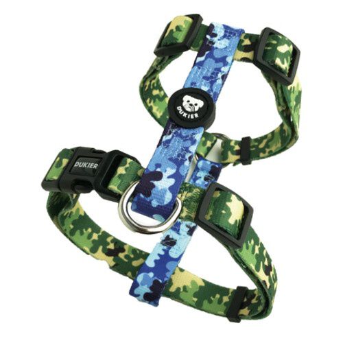Dukier Camo arn&eacute;s para perro print militar cl&aacute;sico Imagem n&uacute;mero 1
