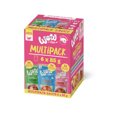 Wow Food Filetes Saquetas com molho para gatos