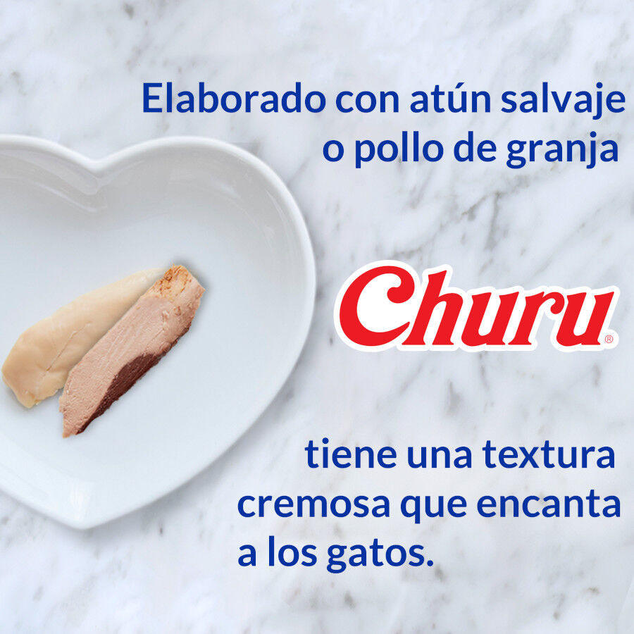 20 saquetas x 14 g Churu Variedades de Atum Snack L&iacute;quido para gatos, , large Imagem n&uacute;mero 6