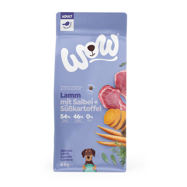 WOW comida de cachorro de cordeiro adulto