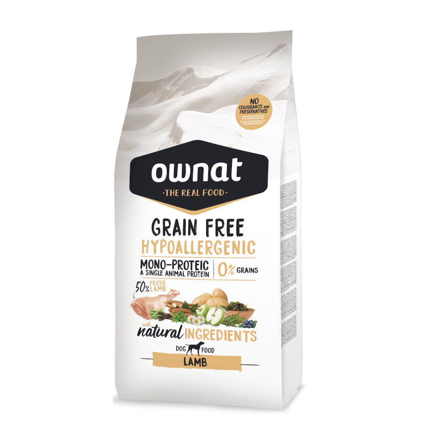 Ownat Grain Free Hypoallergenic Lamb pienso perros Imagem n&uacute;mero 1