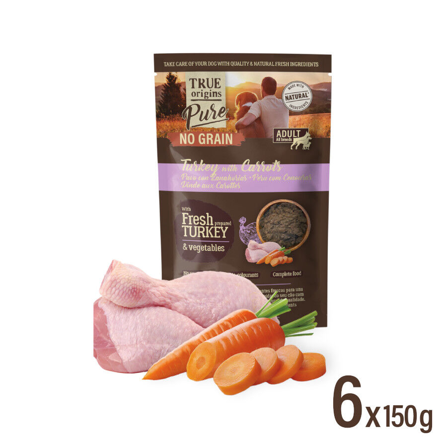 True Origins Pure Multipack Comida h&uacute;mida Carne e Peixe em saquetas para c&atilde;es - Multipack , , large Imagem n&uacute;mero 3