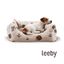Leeby Alcofa com Capa Amovível Branca com Ouriços para cães, , large Indicador imagem número 2