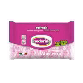 Inodorina Refresh Toalhitas Húmidas Aloe Vera para cães e gatos
