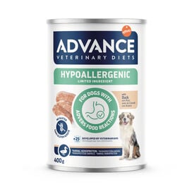 Advance Veterinary Diets Pato Hipoalergênico Ingredientes Limitados Ração Molhada para Cachorro