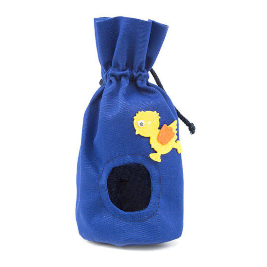 TK-Pet Cama Ninho de Tela Azul para agapornis, , large Imagem n&uacute;mero 1