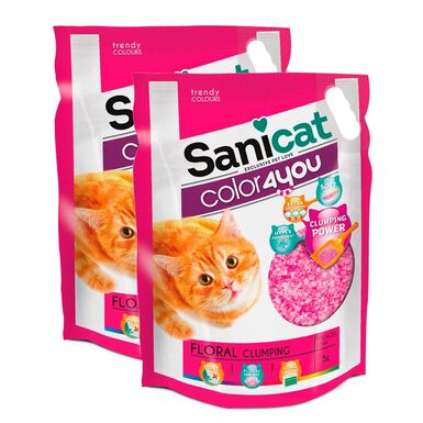 Gel de s&iacute;lice aglomerante Sanicat Color4you Rosa - 2 x 5 l