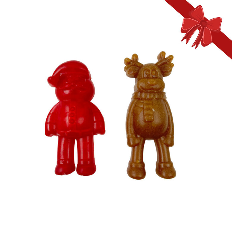 2 uds. Wonder Christmas Snacks Reno & Santa Navideños para perros,  Imagem número 1 2 uds. Wonder Christmas Snacks Reno & Santa Navideños para perros, , large Imagem número 1